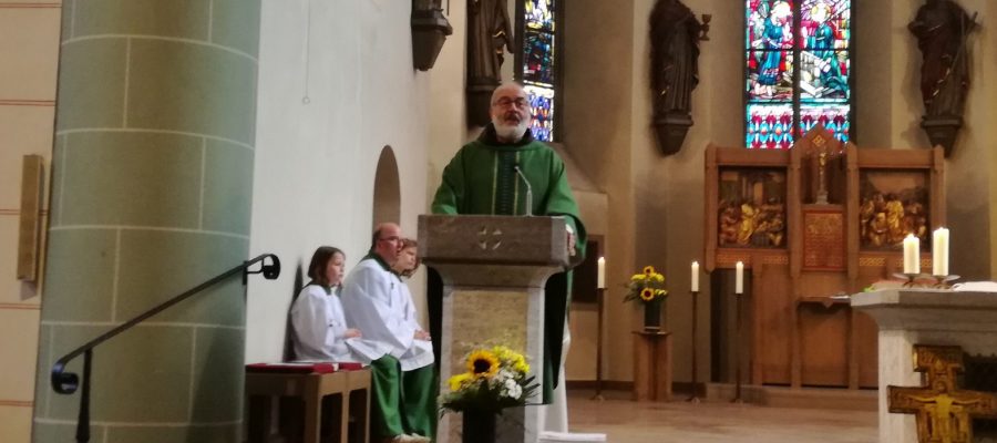 Predigt Bruder Korbinian Klinger bei 20 Jahre Jubiläum Franziskuskreis in St. Johannes Baptist Attendorn