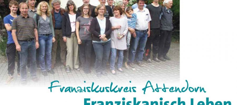 Franziskaner-Magazin Titel des Beitrags über den Franziskuskreis zum Thema Heute franziskanisch leben