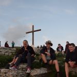 Sonnenuntergang Monte Subasio Assisi mit dem Franziskuskreis 2018