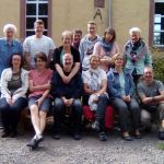 Franziskuskreis franziskanische Wanderung 2016 Gruppenfoto im Kloster Steinfeld der Salvatorianer